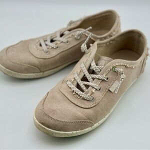 BOBS from Skechers Women's Tan Canvas Sneakers
